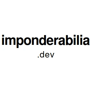 Imponderabilia